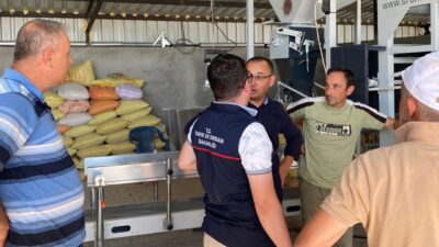 Emet İlçe Tarım Müdürlüğünce Örencik Köyü’ndeki selektör tesisinde incelemelerde bulunuldu.