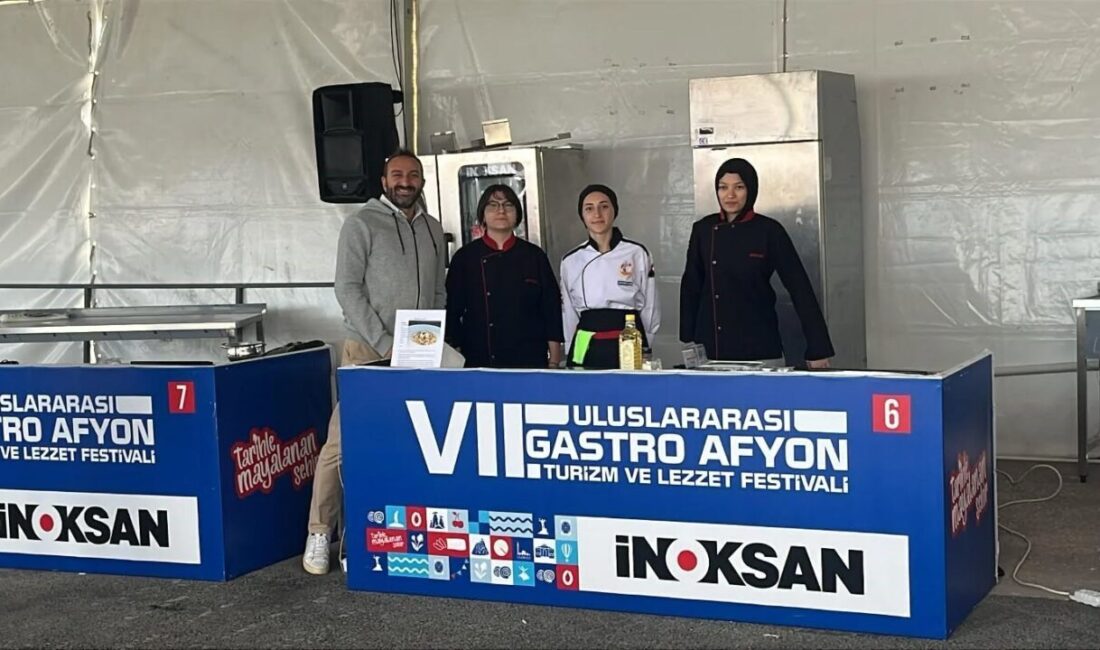 Gediz Mesleki ve Teknik Anadolu Lisesi öğrencileri, Afyon’da düzenlenen 7.