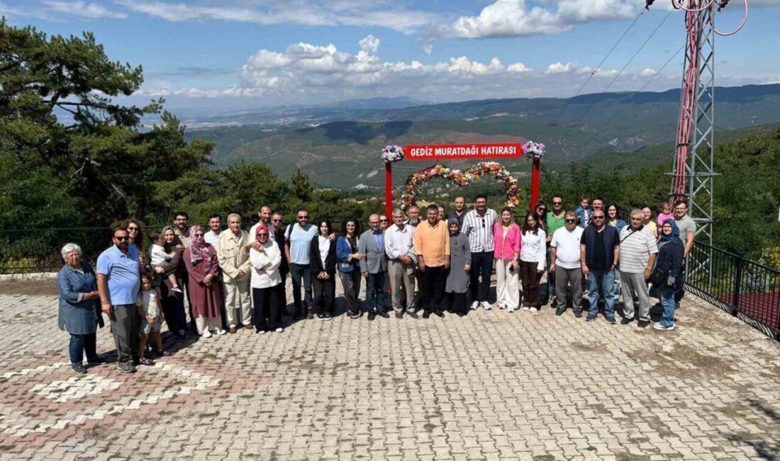 İnşaat Mühendisleri Odası (İMO) Kütahya Temsilciliği, Gediz’de meslektaşlarıyla bir araya
