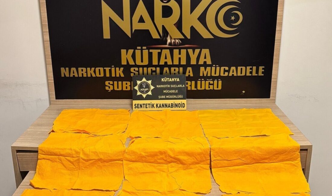 Kütahya İl Emniyet Müdürlüğü ekipleri tarafından düzenlenen operasyonda, 58 bin