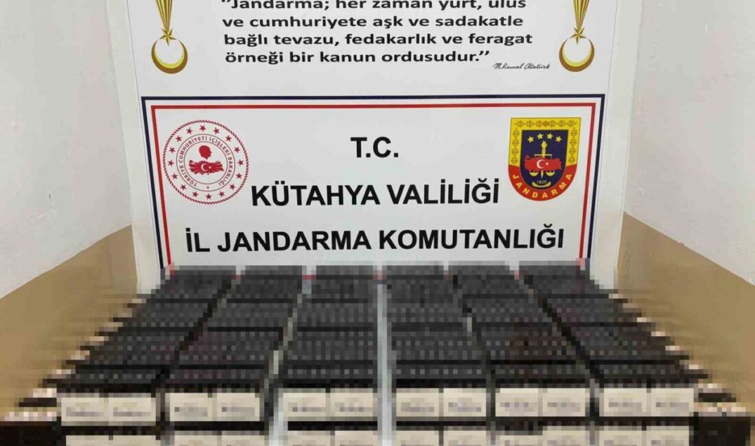 Kütahya İl Jandarma Komutanlığı ekipleri tarafından düzenlenen kaçakçılık operasyonunda, 79