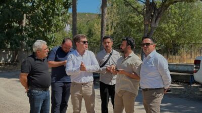 Simav Kaymakamı Bünyamin Karaloğlu, Naşa beldesine yeni yapılacak olan 200