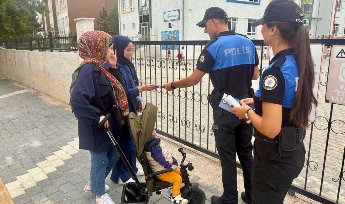 Kütahya İl Emniyet Müdürlüğü Toplum Destekli Polislik Şube Müdürlüğü ekipleri,