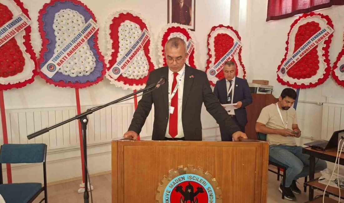 Maden İşçileri Sendikası Hisarcık Şube Başkanlığının 11. Olağan Kongresi’nde mevcut