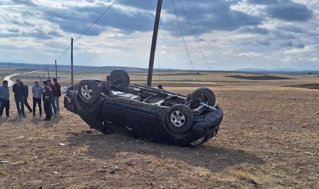 Oğuzhan KILIÇ/ KÜTAHYA, – KÜTAHYA’nın Aslanapa ilçesinde kontrolden çıkarak tarlaya