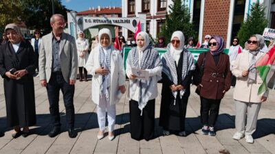 AK Parti Kütahya İl Kadın Kolları, Gazze’de yaşanan insanlık dramına