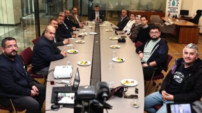 Kütahya Belediye Başkanı Eyüp Kahveci, Dünya Gazeteciler Günü dolayısıyla basın