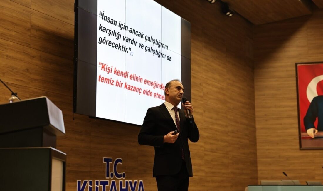 Kütahya Belediyesi personeline yönelik “İş ahlakı” konulu eğitim programı, Kütahya