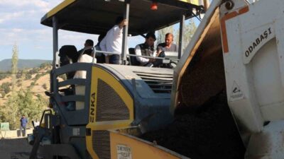 Kütahya’nın Gediz ilçesine bağlı Arıca Köyü’nü ana yola bağlayan güzergahta,