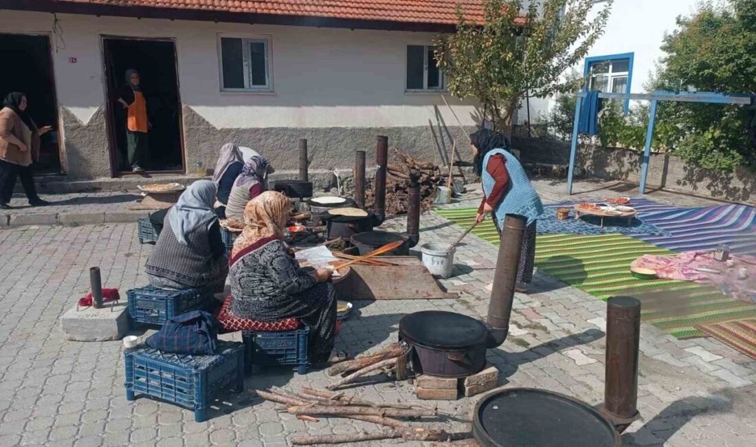 Kütahya’nın Hisarcık ilçesinde, Gazze halkına destek amacıyla hayırseverlerin katkılarıyla kadınlar