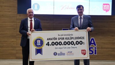Kütahya Belediyesi tarafından Amatör Spor Kulüpleri Federasyonu’na bağlı kulüplere toplam