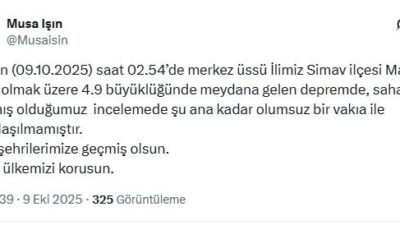 VALİ IŞIN: OLUMSUZ BİR DURUM YOK Kütahya Valisi Musa Işın,