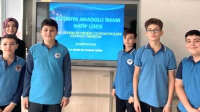 Kütahya Anadolu İmam Hatip Lisesi Ortaokulu’nda, “Tertemiz Yarınlar Okullardan Başlar”