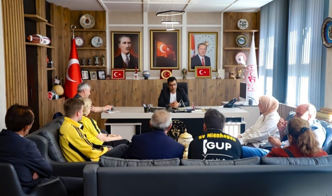 Kütahya Gençlik ve Spor İl Müdürlüğü, Almanya’nın Nienhagen Belediyesi temsilcilerini