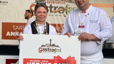 Ankara Gastronomi Festivali’nde Kütahya’yı temsil eden değerli şefler Fatma Ulu