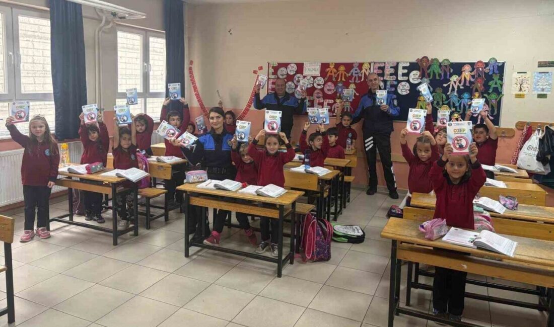 Kütahya Emniyet Müdürlüğü ekiplerince, çocuklara erken yaşta güvenlik bilinci kazandırılması