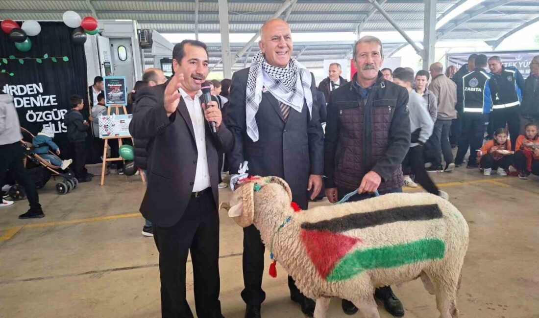 Kütahya’nın Hisarcık ilçesinde, Filistin halkının özgürlük mücadelesine destek olmak amacıyla