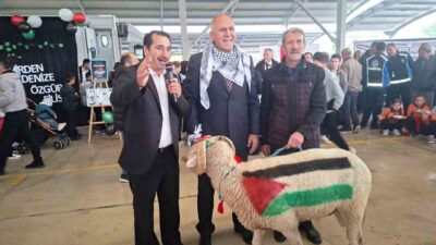 Kütahya’nın Hisarcık ilçesinde, Filistin halkının özgürlük mücadelesine destek olmak amacıyla