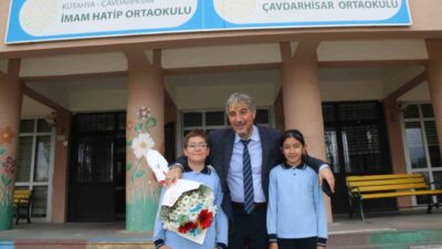 Kütahya İl Milli Eğitim Müdürü Mustafa Yılmaz, Çavdarhisar ilçesini ziyaretinde