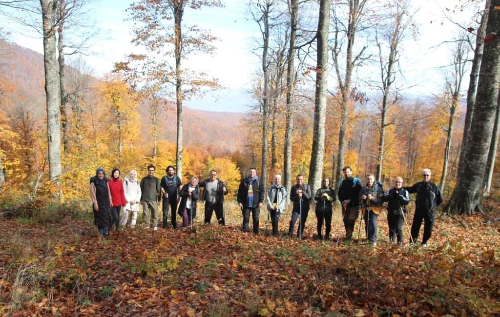 Kütahya’nın Tavşanlı Doğa Sporları Kulübü üyeleri, (TADOS) Domaniç Kocadağ’da doğa