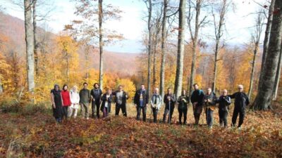 Kütahya’nın Tavşanlı Doğa Sporları Kulübü üyeleri, (TADOS) Domaniç Kocadağ’da doğa