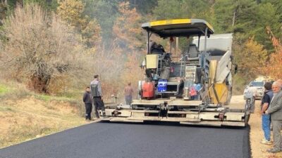 Kütahya’nın Hisarcık ilçesi Alınören ve Kızılçukur köyleri arası grup yolu