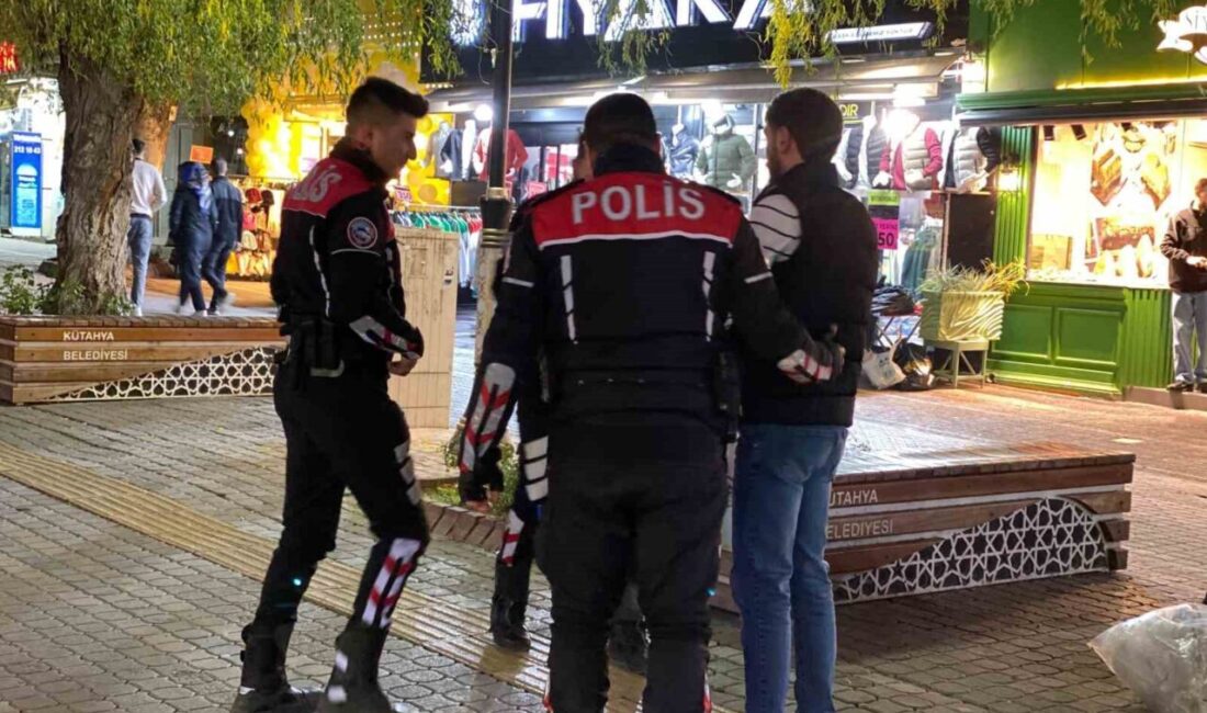 Kütahya İl Emniyet Müdürlüğü Asayiş Şube Müdürlüğü ekipleri, son iki