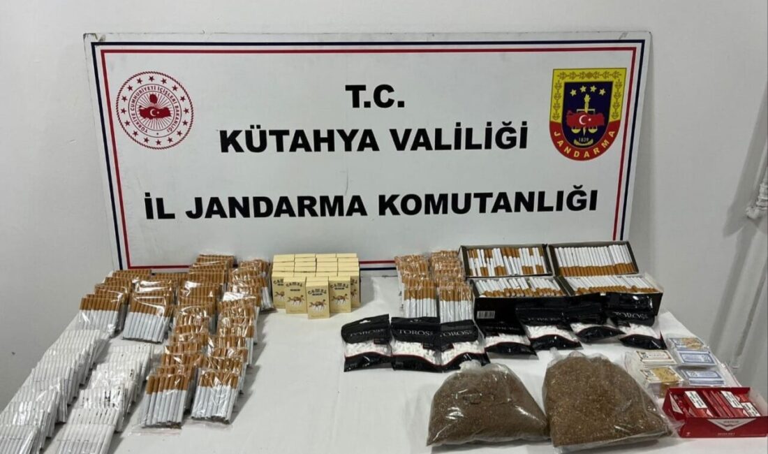 Kütahya İl Jandarma Komutanlığı ekipleri, il genelinde kaçakçılık suçlarına yönelik