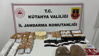 Kütahya İl Jandarma Komutanlığı ekipleri, il genelinde kaçakçılık suçlarına yönelik