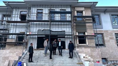 Simav İlçe Jandarma Komutanlığı yeni hizmet binasının inşaatında çalışmaların yüzde