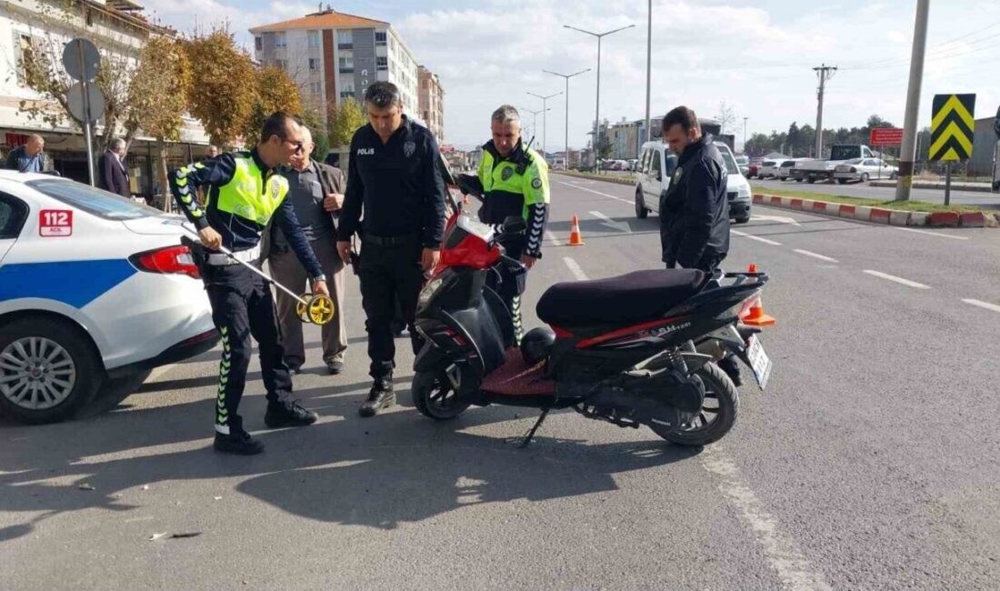 Kütahya’nın Tavşanlı ilçesinde meydana gelen trafik kazasında motosiklet sürücüsü yaralandı.
