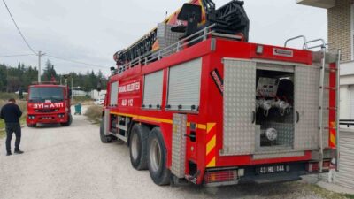 Kütahya’nın Tavşanlı ilçesinde, bir apartman dairesinde çıkan yangın kısa süreli