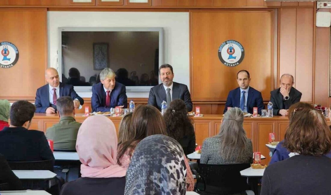 Kütahya İl Milli Müdürlüğünü ziyaret eden Milli Eğitim Bakanlığı Temel