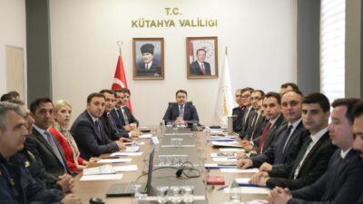 Kütahya’da il güvenlik ve asayiş toplantısı Vali Musa Işın’ın başkanlığında