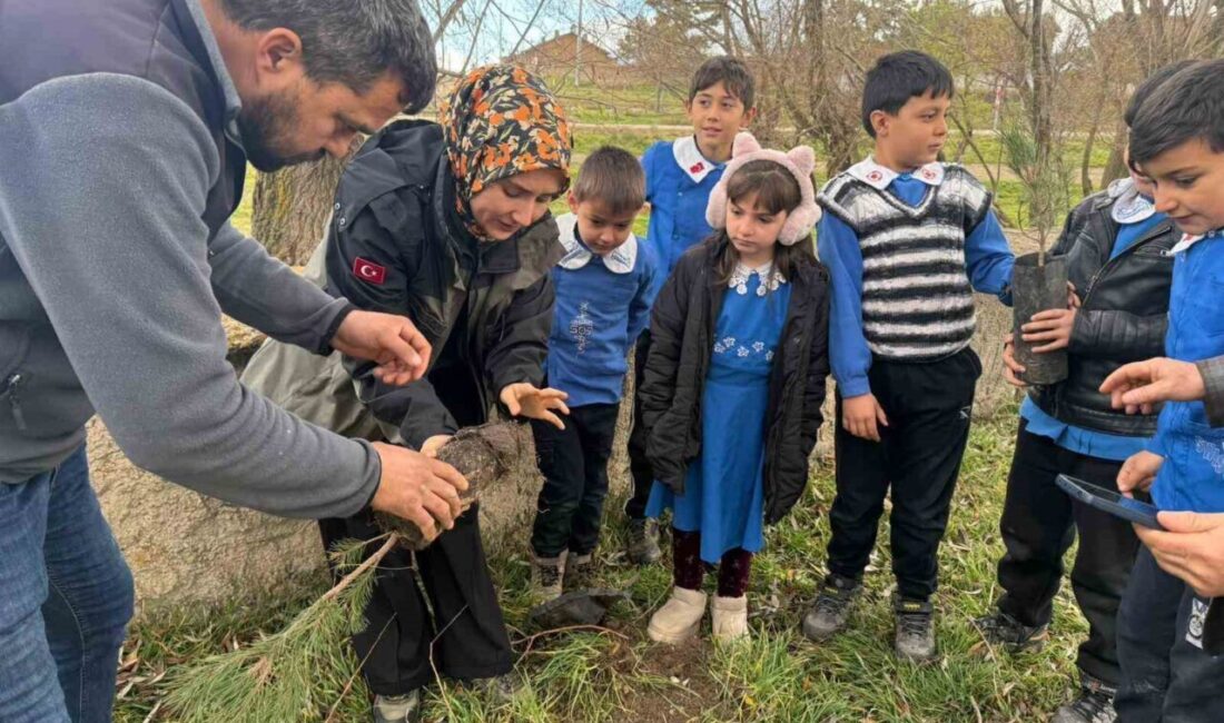 Altıntaş Orman İşletme Şefliği tarafından “Yeşil Vatan-Benim Okulum Geleceğe Çare”