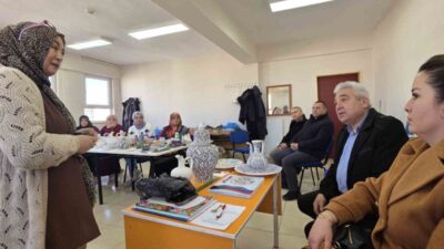 Kütahya Aslanapa Halk Eğitim Merkezi bünyesinde açılan Seramik Biçimlendirme (Çini)