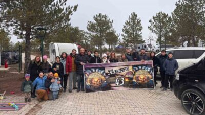 Kütahya ve çevresinde karavan yaşamını benimseyen doğa tutkunları, resmi bir