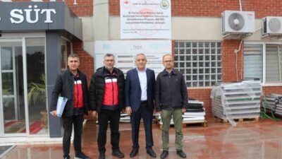 Kütahya’nın Gediz ilçesi Organize Sanayi Bölgesinde (OSB) faaliyet gösteren süt
