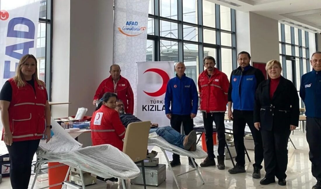 Kütahya İl Afet ve Acil Durum Müdürlüğünce kan bağışı kampanyası