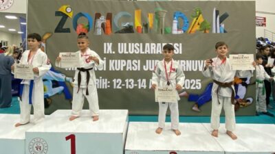 Kütahya Belediyespor Judo Takımı sporcusu Ahmet Burak Maran, Zonguldak’ta düzenlenen