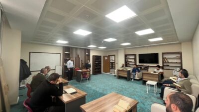 Kütahya İl Müftü Yardımcısı Gülay Demirci, müftülük hizmet binasında düzenlenen