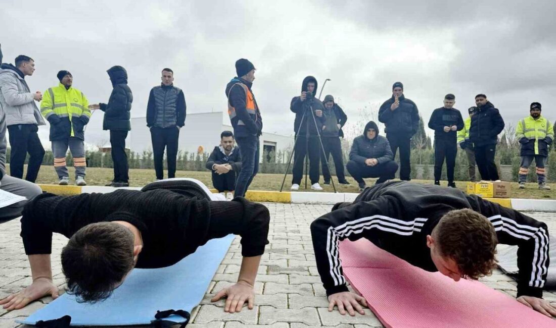 Kütahya Organize Sanayi Bölgesi’nde (OSB) kurulumu devam eden İtfaiye Birimi