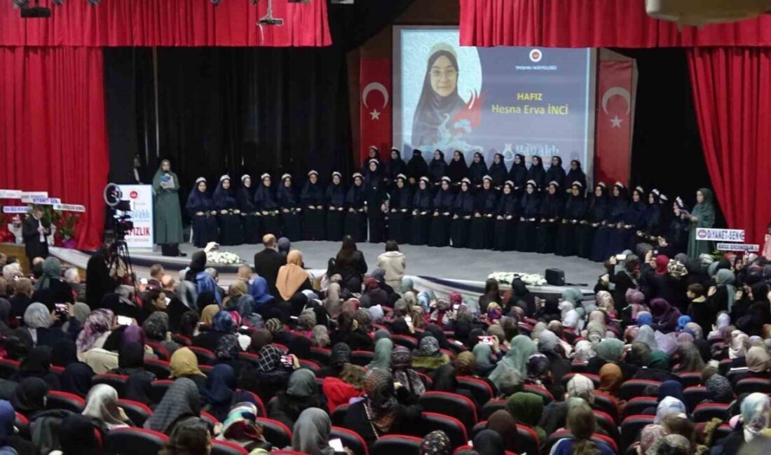 Kütahya’nın Tavşanlı ilçesinde bulunan Kavaklı Kız Kur’an Kursu’nda hafızlık eğitimlerini