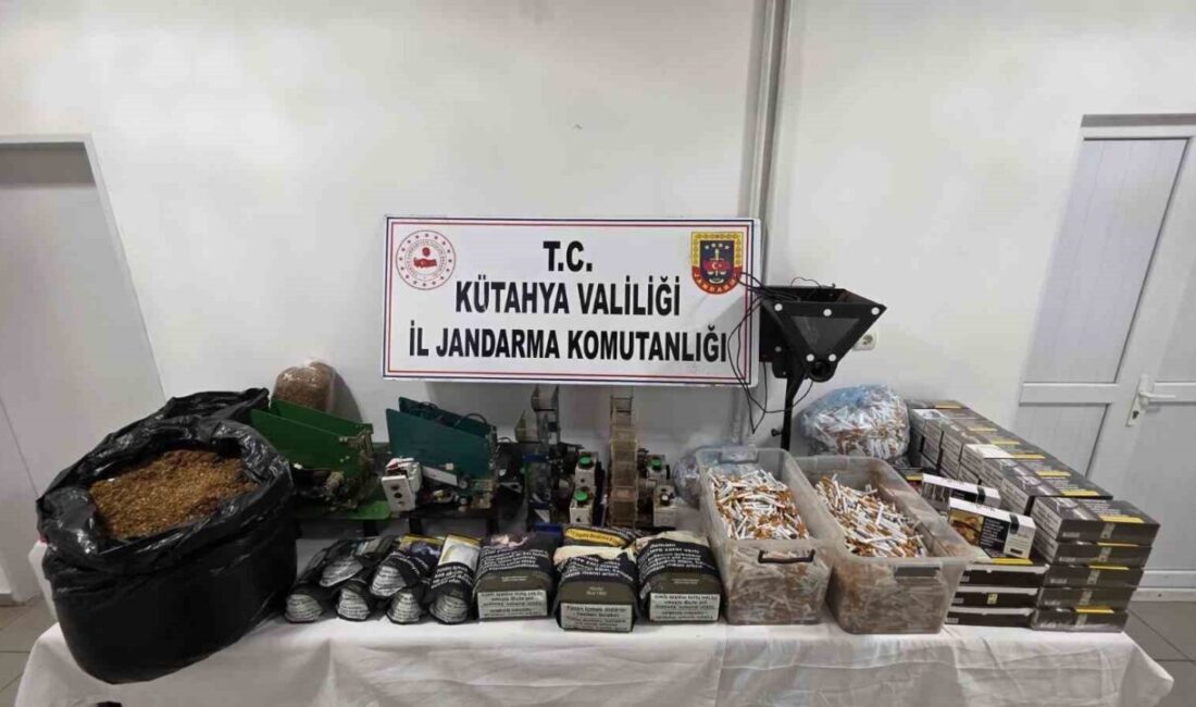 Kütahya İl Jandarma Komutanlığı ekipleri tarafından Simav ilçesinde bir ikamette