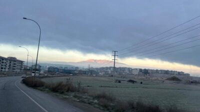 Kütahya semaları, sabahın erken saatlerinde seyri güzel bir bulut manzarasına