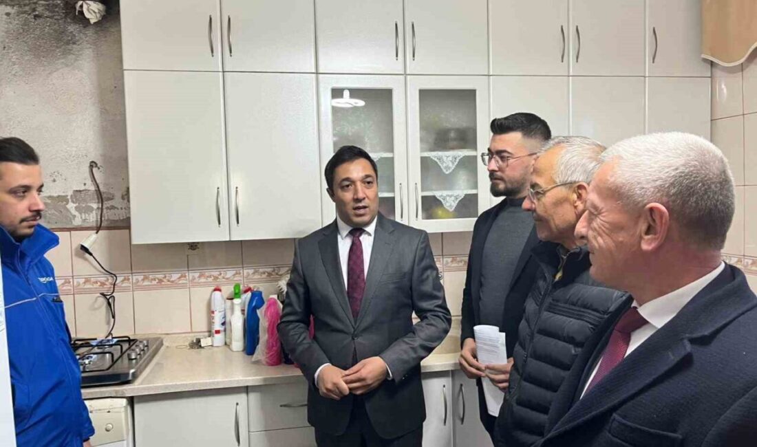 Kütahya’nın Şaphane ilçesinde sayaç montajı ve tesisat işlemleri tamamlanan konutlara