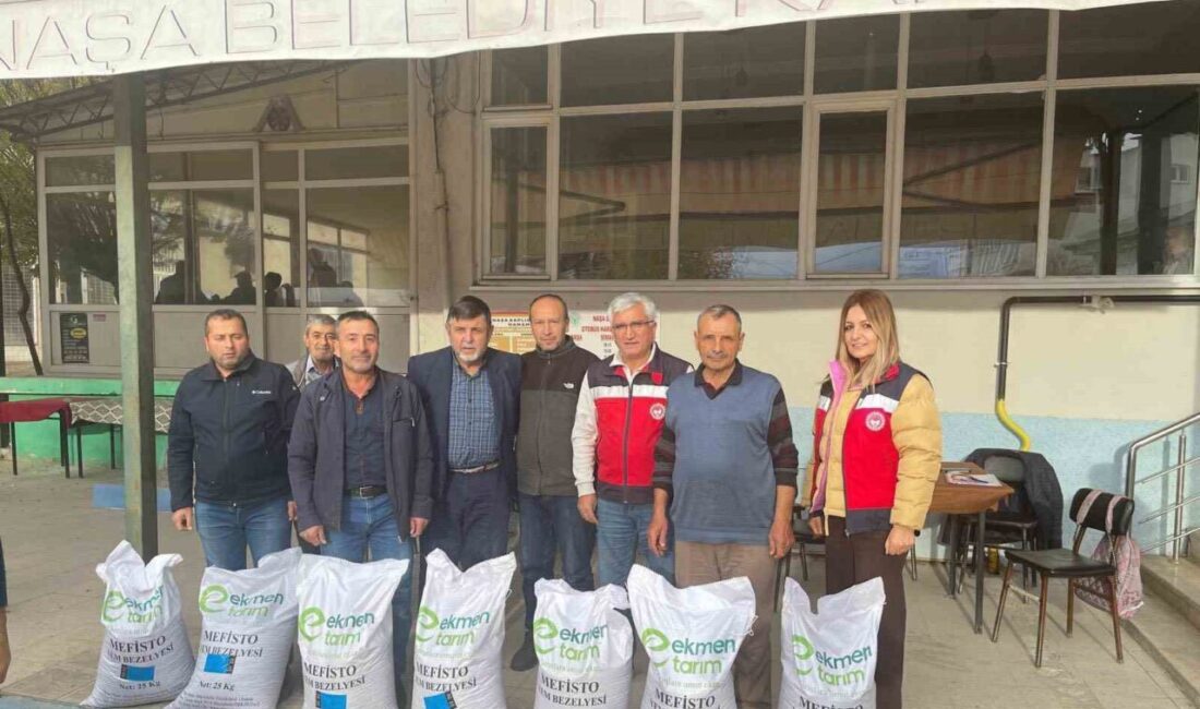 Kütahya’nın Simav ilçesinde 39 üreticiye 1,5 ton yem bezelyesi tohumu
