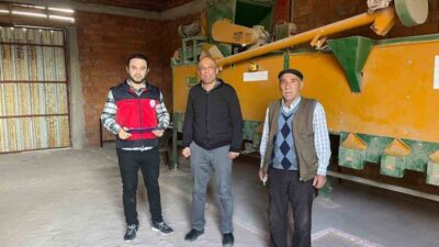 Kütahya’nın Aslanapa ilçesinde selektör ve yem ezme makinelerinin kontrolleri gerçekleştirildi.
