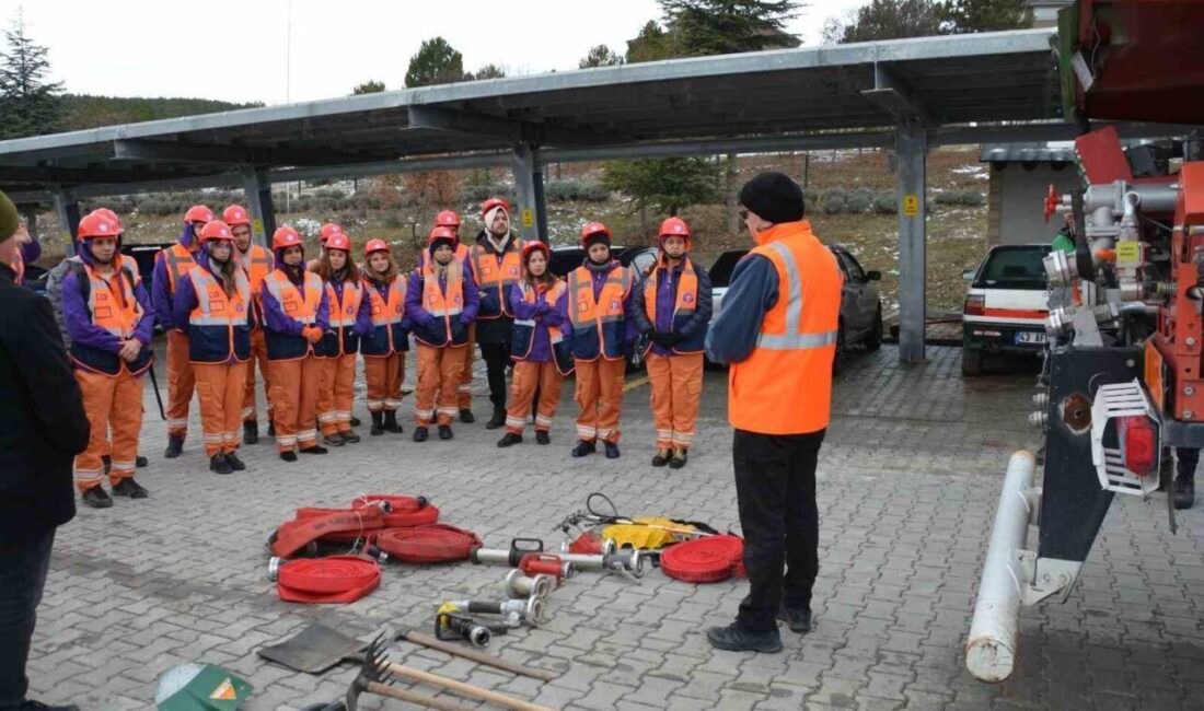 Kütahya Orman Bölge Müdürlüğü tarafından, Gürok Grup Arama Kurtarma ekibinin