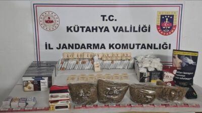 Kütahya İl Jandarma Komutanlığı ekiplerince Şaphane ilçesinde şüphe üzerine durdurulan